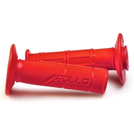 Poignée Apollo Motors - Rouge - Dirt bike / Pit Bike / Mini Moto