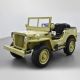 VOITURE ÉLECTRIQUE ENFANT JEEP WILLYS 3 PLACES 12V VERT