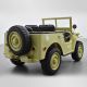 VOITURE ÉLECTRIQUE ENFANT JEEP WILLYS 3 PLACES 12V VERT