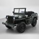 VOITURE ÉLECTRIQUE ENFANT JEEP WILLYS 3 PLACES 12V VERT