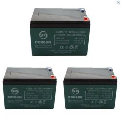Pack de 3 Batterie 6-DZM-12 12V12Ah de quad électrique