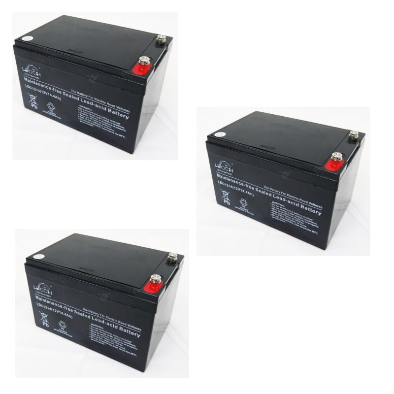 Pack de 3 Batterie 6-DZM-12 12V14Ah de quad électrique - Funridestore