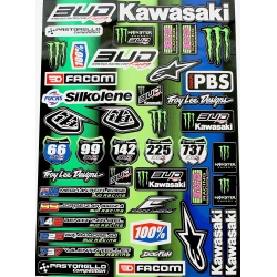 Planche autocolant - BUD Racing