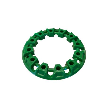 Flasque de roue quad 7 pouces vert