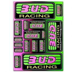 Planche autocollant - BUD Racing