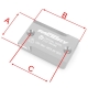 Capot de maitre cylindre avant YCF Alu Chrome