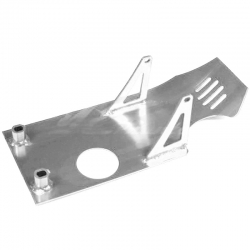 Sabot moteur aluminium - Chrome