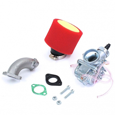 Pack carburateur MOLK 26 - filtre à air Mousse rouge