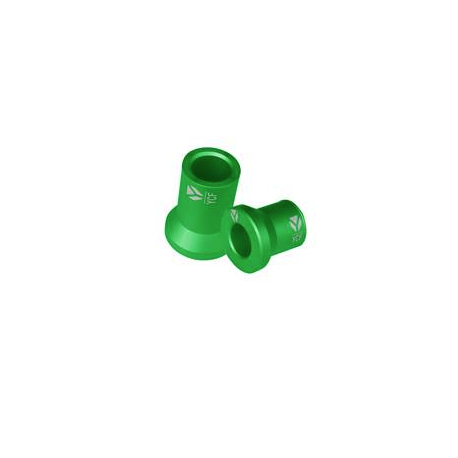YCf JEU D ENTRETOISES DE ROUE AVANT CNC - VERTES (15 X 22 X 33 et 15 X 22 X 23) YCf JEU D ENTRETOISES DE ROUE AVANT CNC - VERTES (15 X 22 X 33 et 15 X 22 X 23)