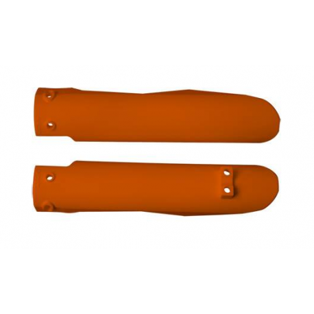 YCF PAIRE DE PROTECTIONS FOURCHE POUR 50A orange