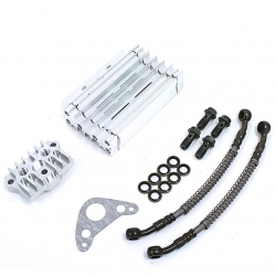 Kit Radiateur CNC Complet Chrome