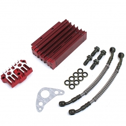 Kit Radiateur CNC Complet Rouge