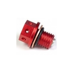 bouchon de vidange CNC Rouge