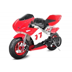 Pocket bike course Rouge - 49cc